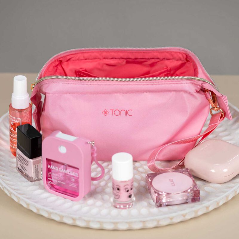 Tonic Splash Large Makeup Bag Fairy Floss image number 1